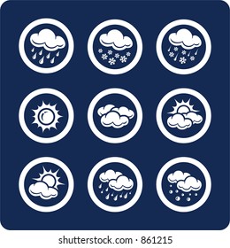 Weather icons (p.1) To see all icons, search by keywords: "agb-vector" or "agb-raster"