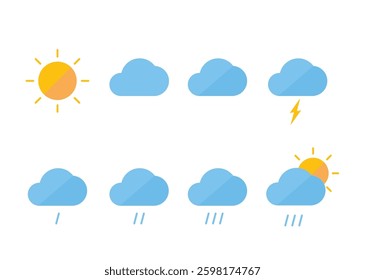 Weather Icons For Print, Web or Mobile App.