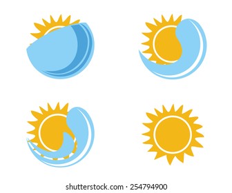 Weather icons set.