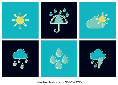 Weather icons - set