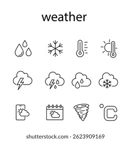 weather icons set , weather icons