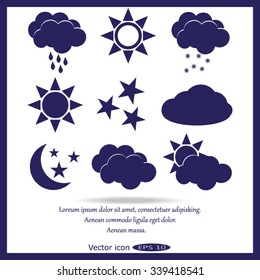 Weather icons set