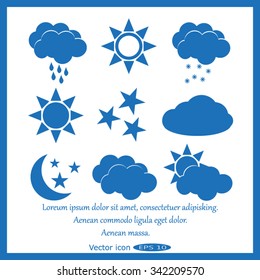 Weather icons set