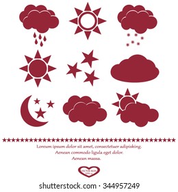 Weather icons set