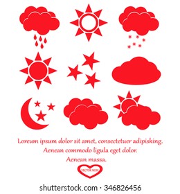 Weather icons set