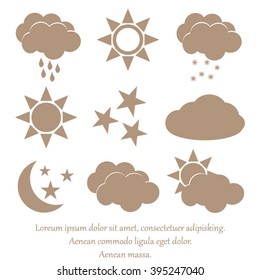 Weather icons set
