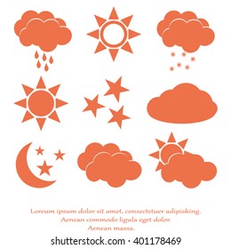 Weather icons set