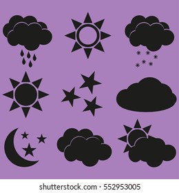 Weather icons set
