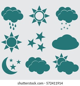 Weather icons set
