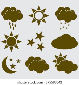 Weather icons set
