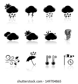 Weather icons set - vector