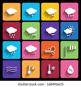 Weather icons set - vector