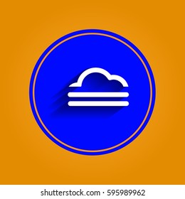 Weather icons set. Vector illustration.