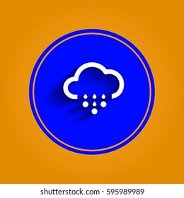 Weather icons set. Vector illustration.