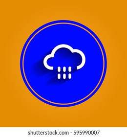 Weather icons set. Vector illustration.