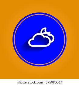 Weather icons set. Vector illustration.