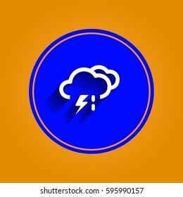 Weather icons set. Vector illustration.
