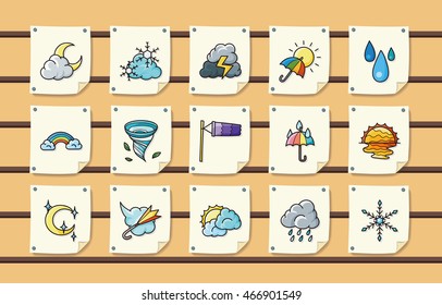 Weather icons set,eps10