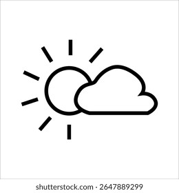 Ícones do tempo: sol, nuvens, chuva, raios, neve, lua, arco-íris, vento, temperatura em Celsius e Fahrenheit, trovoada, termômetros, dia e noite, nevoeiro, guarda-chuva.