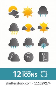 weather icons (vector)