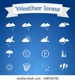 weather icons web collection 