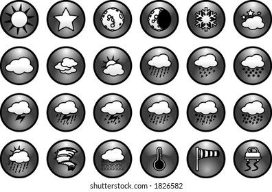 weather icons-black