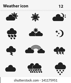 Weather icons,vector