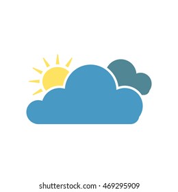 Weather icons.Vector illustration
