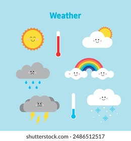 It is a weather illustration design.