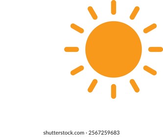 Weather illustration icon flat design