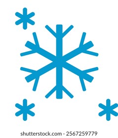 Weather illustration icon flat design