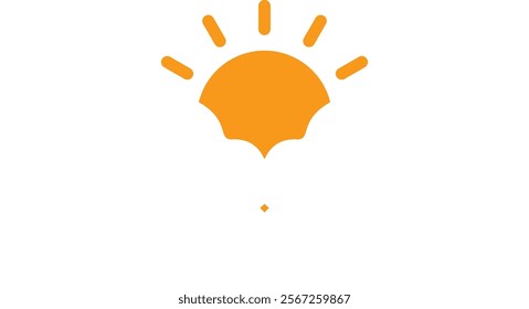 Weather illustration icon flat design