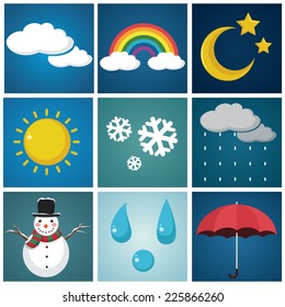 Weather Illustration Set