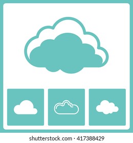 Weather illustration. Web vector graphic. Design collection.