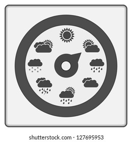 Weather indicator, vector eps10 illustration