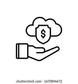  weather insurance Vector illustration. EPS 10