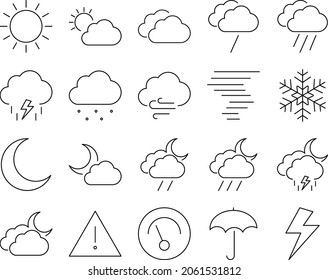 Weather Isolated Vector icon which can easily modify or edit

