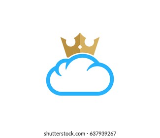 Weather King Season Icon Logo Design Element