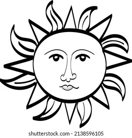  Weather line art. use as poster, card, flyer or T Shirt