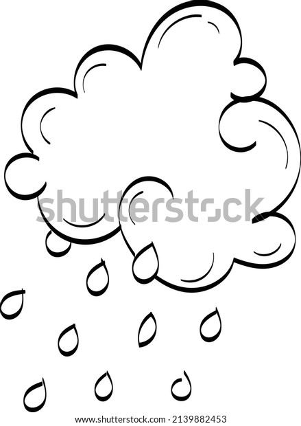 Weather Line Art Use Poster Card Stock Vector (royalty Free) 2139882453 