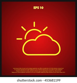 weather line icon