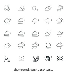 Weather Line Icons