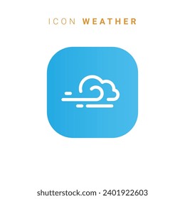 Weather line icons. Sun, rain, thunder storm, dew, wind, snow cloud, night sky minimal vector illustrations. Simple flat outline signs for web.