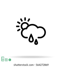 weather . line vector icon