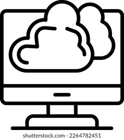 Weather Line Vector Icon Design