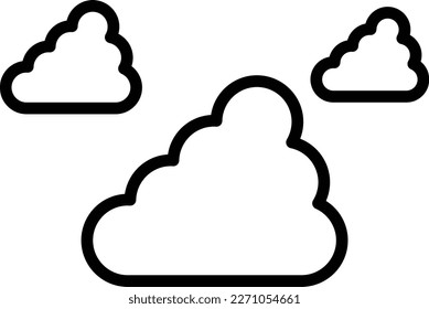 Weather Line Vector Icon Design