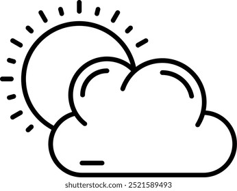 Weather Line vector Icon Design