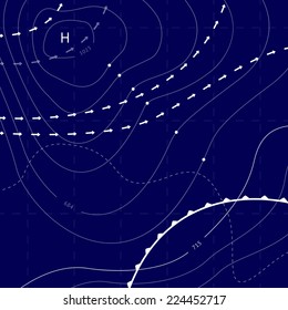 Weather map background concept