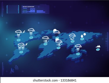  Weather Map Interface Technology