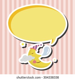 weather moon theme elements